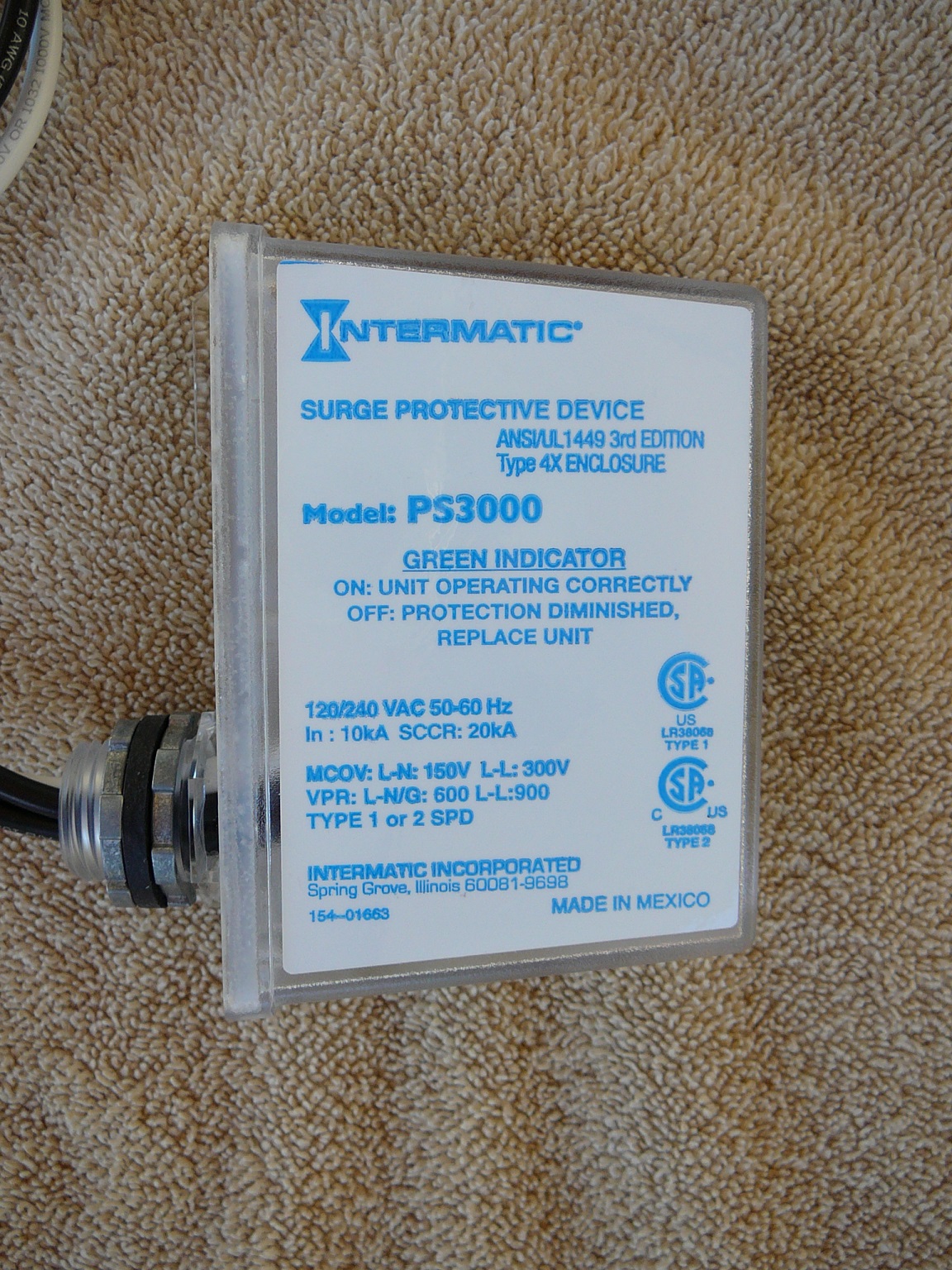 how to install an intermatic surge protector device inyopools com Multiple Car Amplifier Wiring Diagram a typical pool may have several pieces of expensive equipment attached to a circuit breaker box that could be damaged through a surge of power